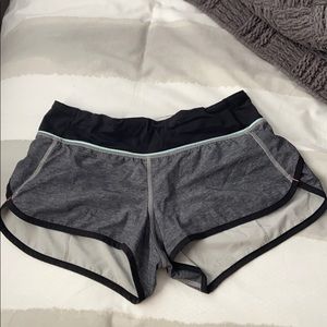 Grey lululemon shorts